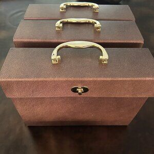 3 New Accordion Expandable File Document Organizers